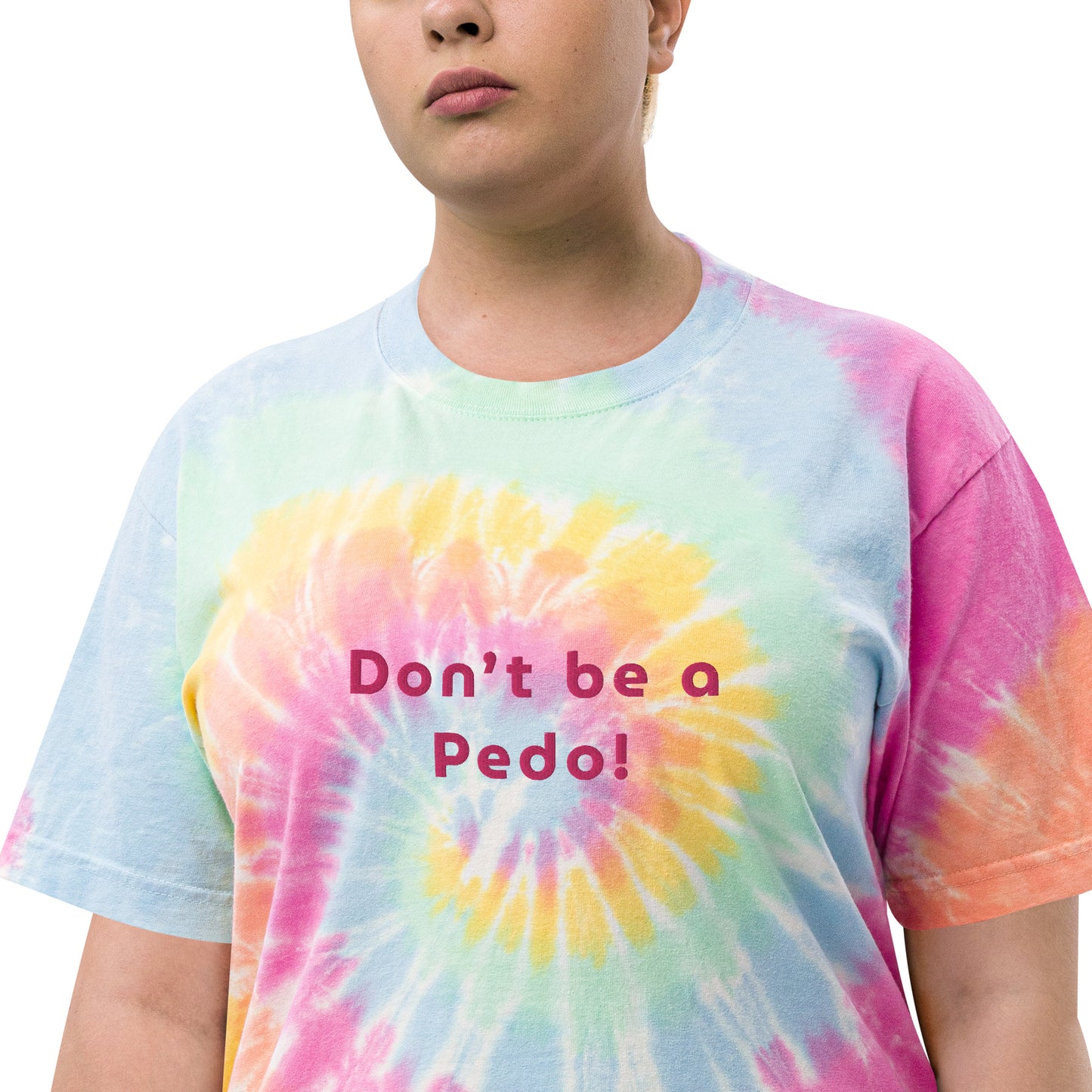 Oversized tie-dye t-shirt