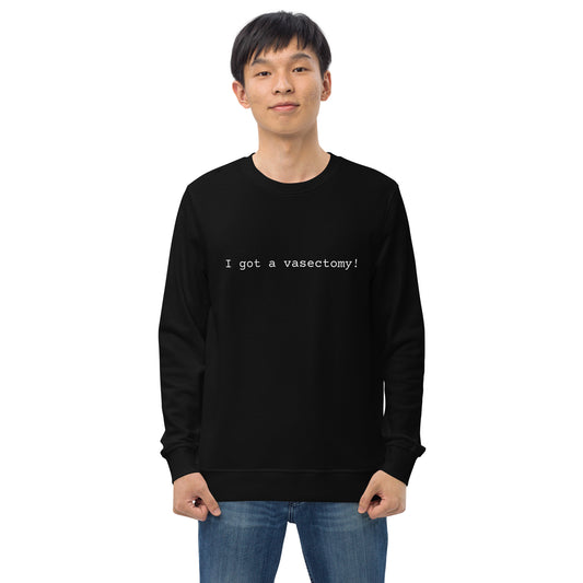 Unisex organic sweatshirt